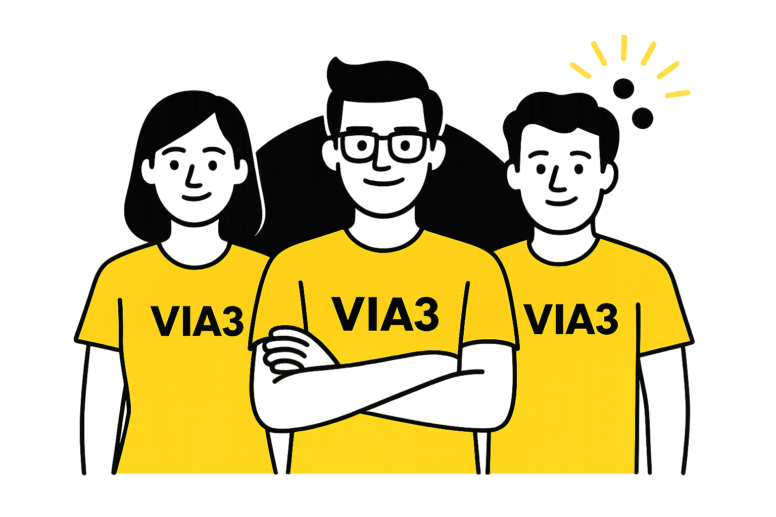 Equipe VIA3 — juntos pelo seu projeto